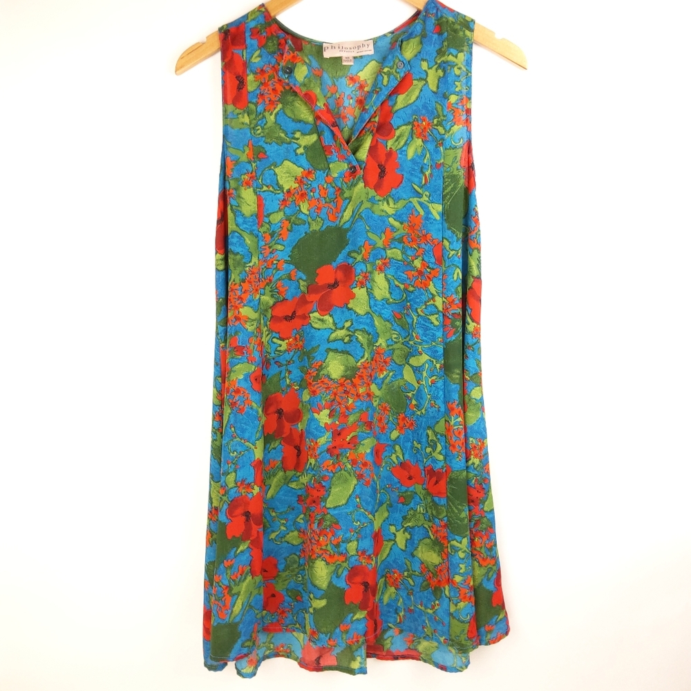 Philosophy Floral Tunic Dress Size XS